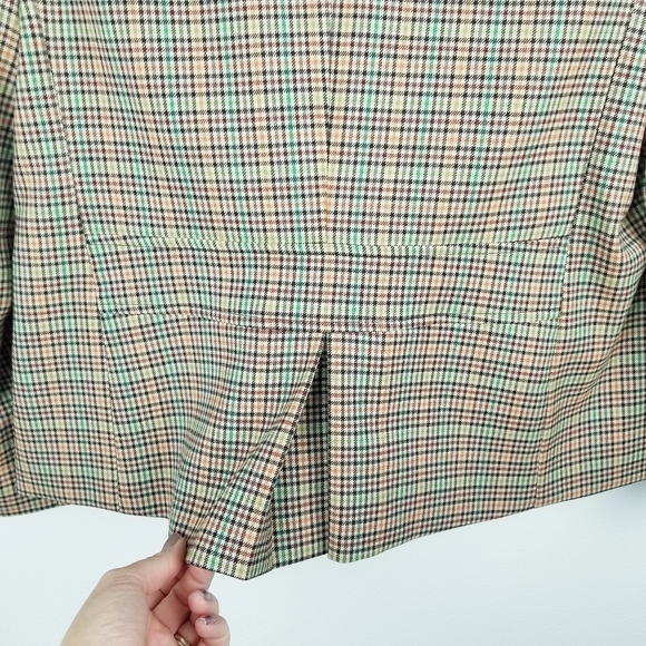 Talbots Multicolor Plaid Blazer - Picture 10 of 13